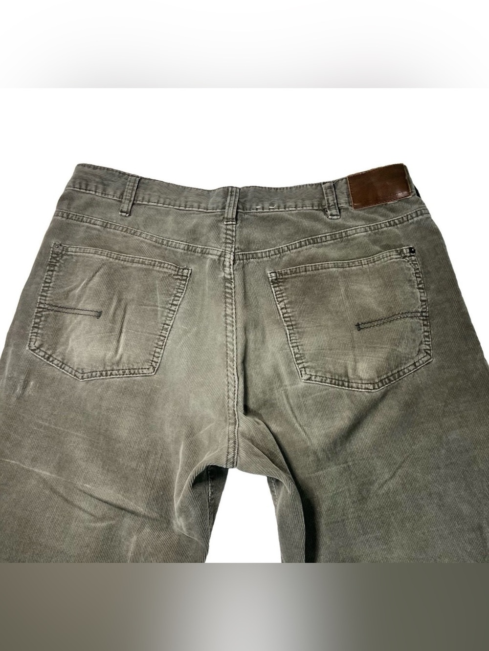 Calvin Klein Men's Light Beige Corduroy Pants 36 x 30 Relaxed Straight Leg - Picture 5 of 6
